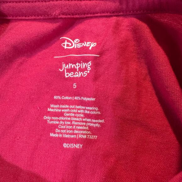 Disney Princess Jumping Beans Toddler 5 Long Sleeve Shirt NWT - Picture 3 of 4